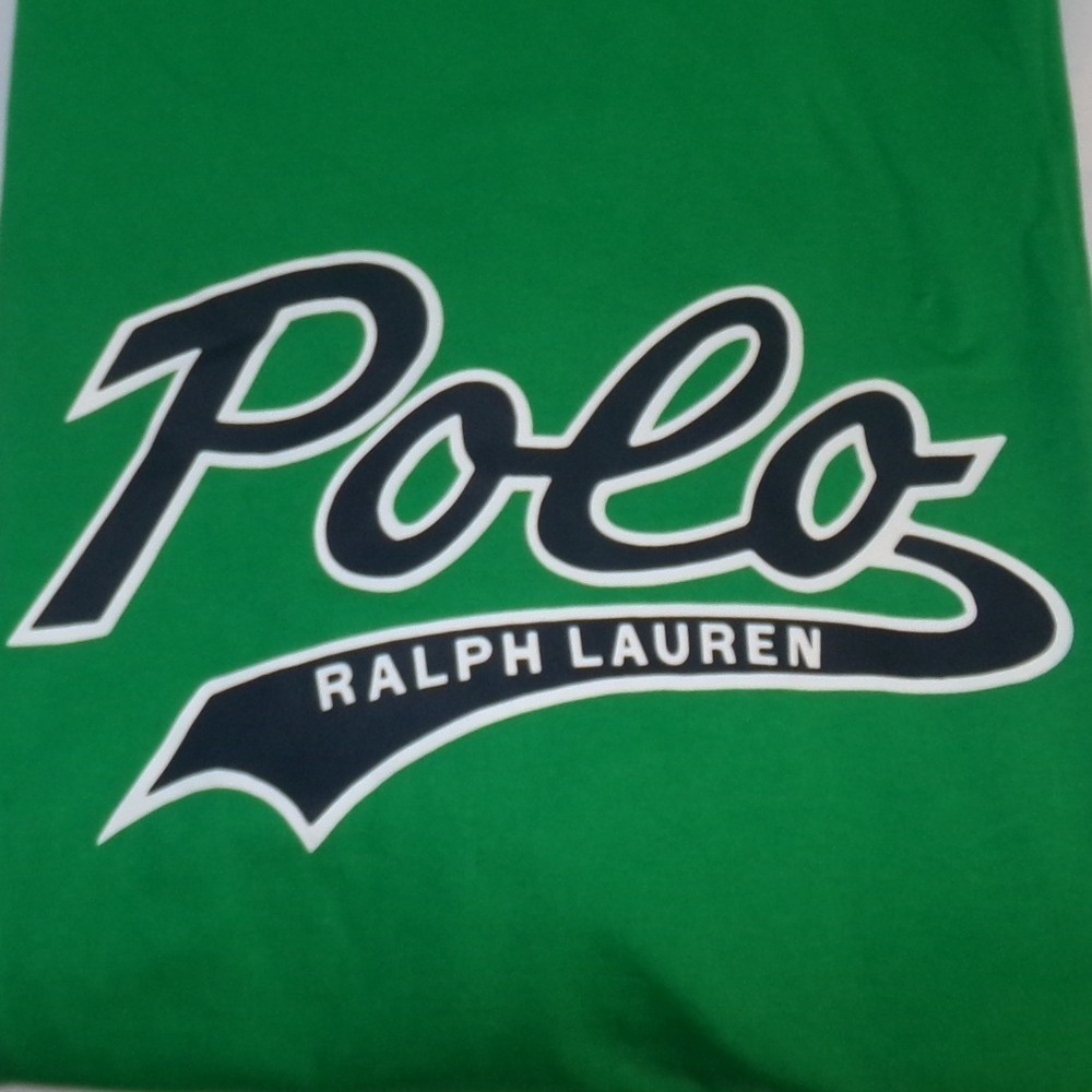 NWT MENS POLO RALPH LAUREN 2XL TALL GRAPHIC DESIGN T-SHIRT~GREEN~ NWT - Picture 2 of 2